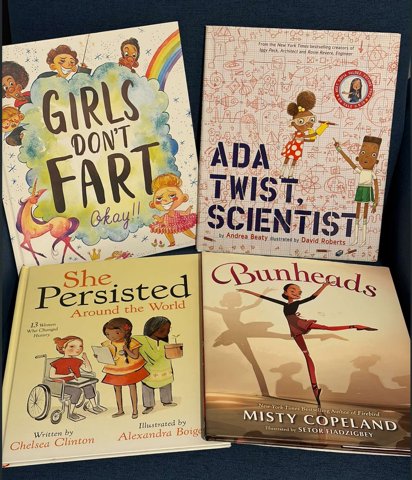 STEM & Inspiring Story Book Set - Ada Twist & Misty Copeland (4 Books)