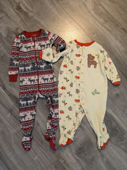 2 pairs of pjs - children's place and pekkle, Kids 12 Month (9-12M)