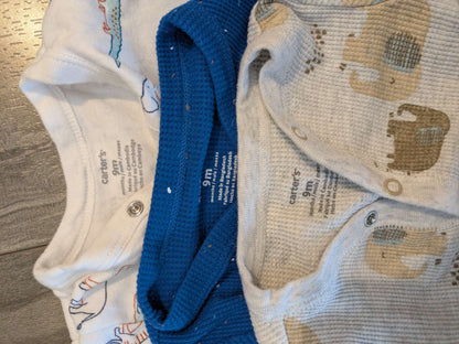 3 pairs of Carter's pj's  - 9mo, Kids 9 Month (6-9M)