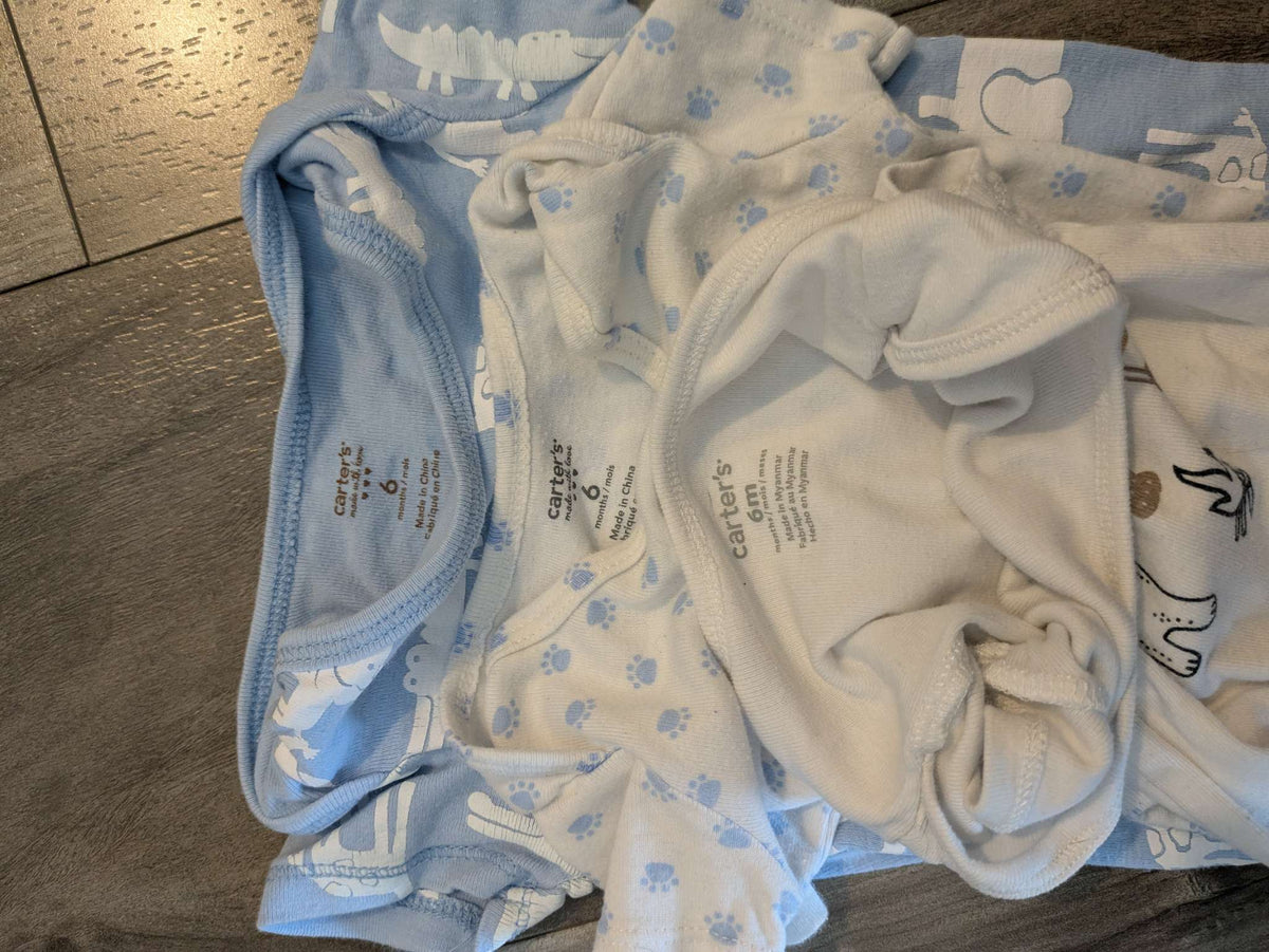 3 animal print onesies - Carter's , Kids 6 Month (3-6M)