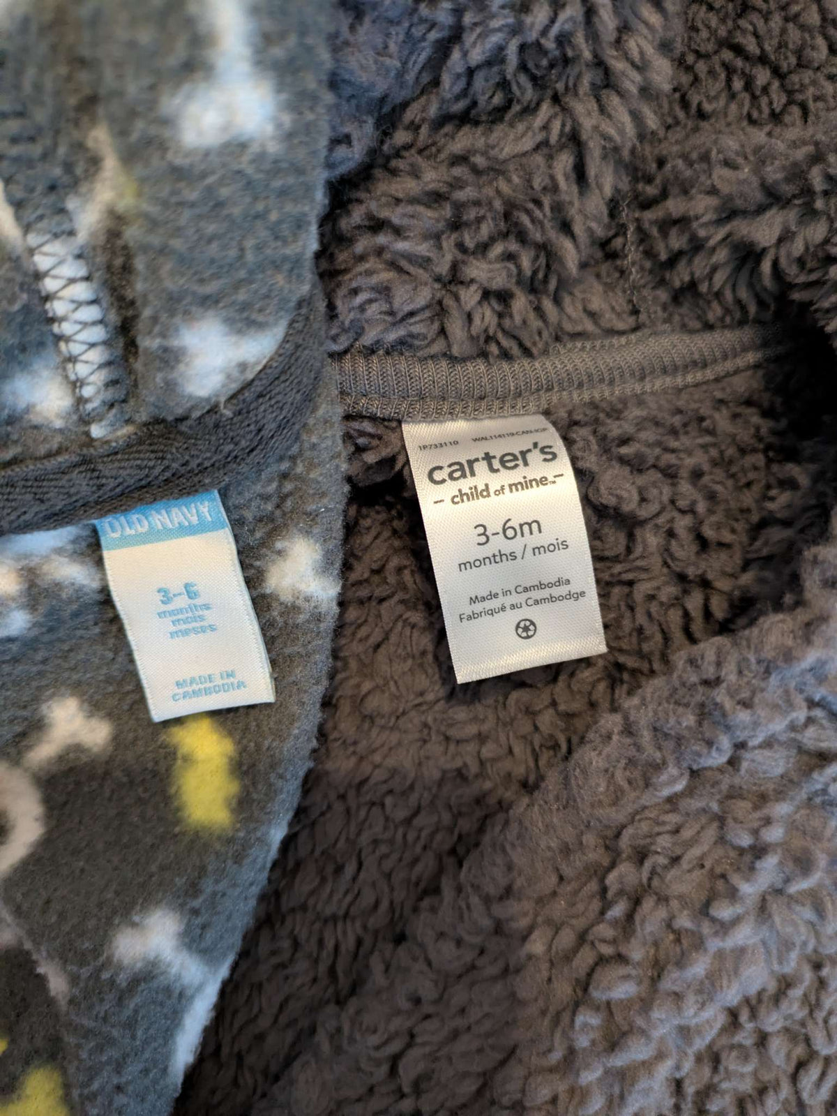2 critter ear hooded sweaters, Kids 6 Month (3-6M)