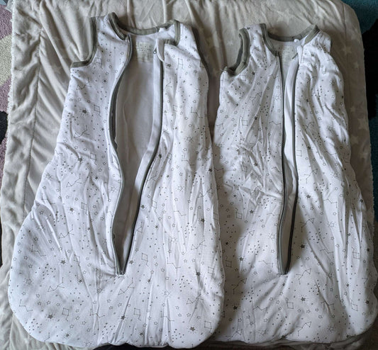 Sleep sacks (2), 0-6 Months (Small)