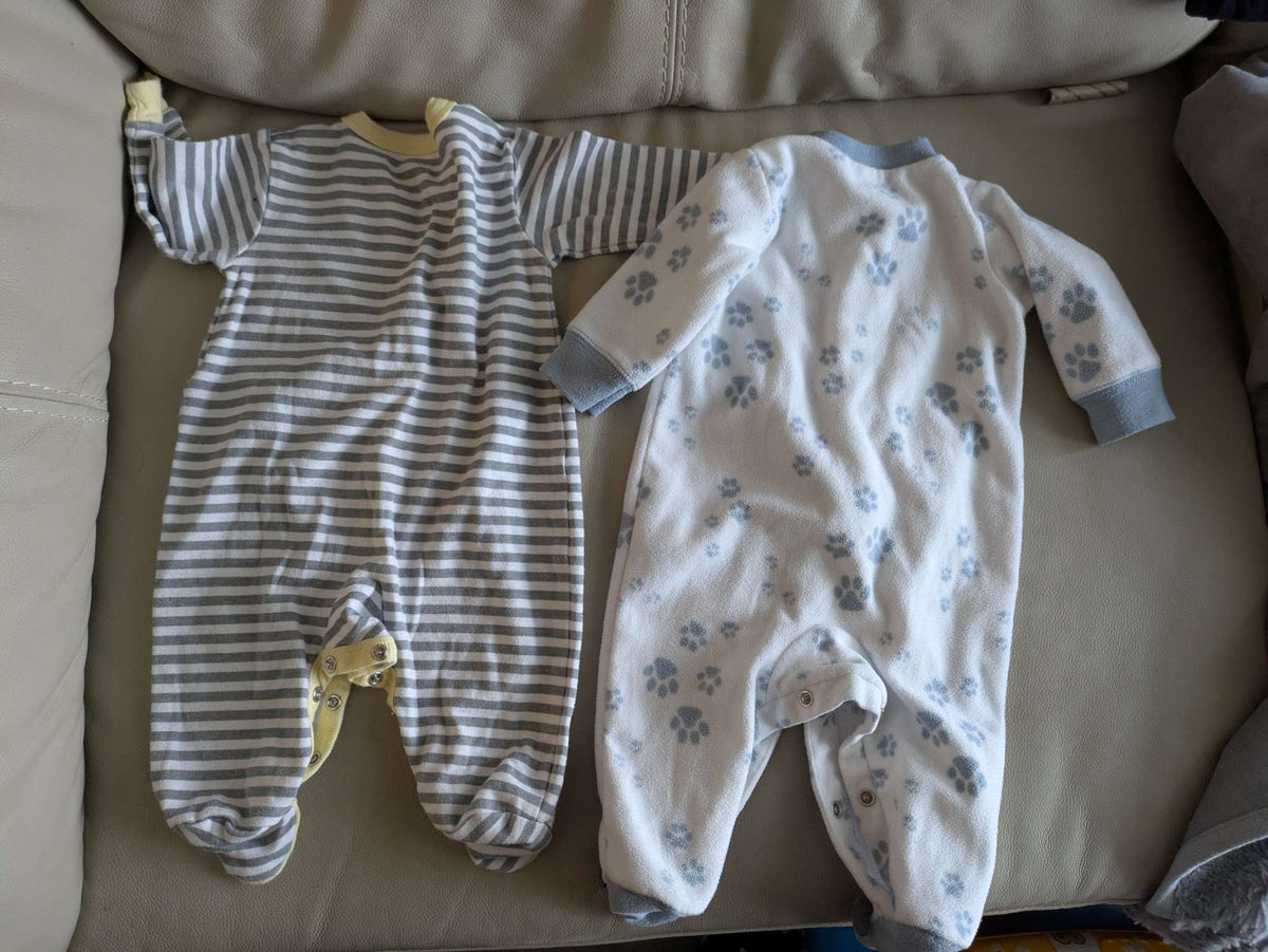 Winnie the Pooh and fleece pjs, Kids 3 Month (0-3M)