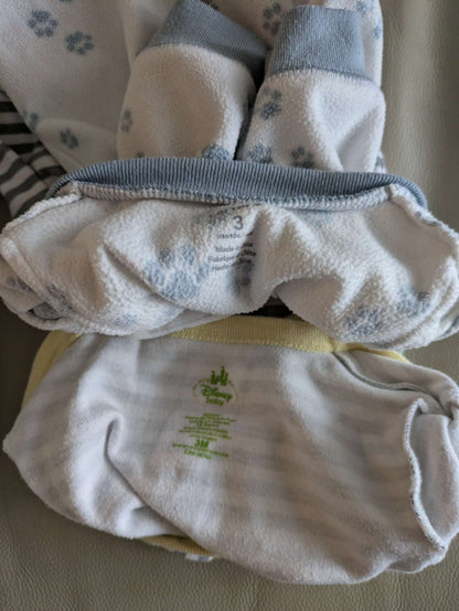Winnie the Pooh and fleece pjs, Kids 3 Month (0-3M)