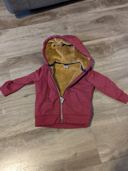Carter's warm fuzzy hoodie, Kids 12 Month (9-12M)