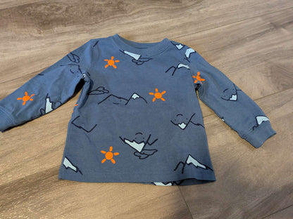 Mountain long sleeve shirt - Carter's - NWOT, Kids 12 Month (9-12M)