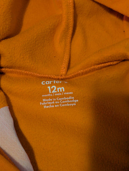 Carter's 12mo pumpkin romper, Kids 12 Month (9-12M)