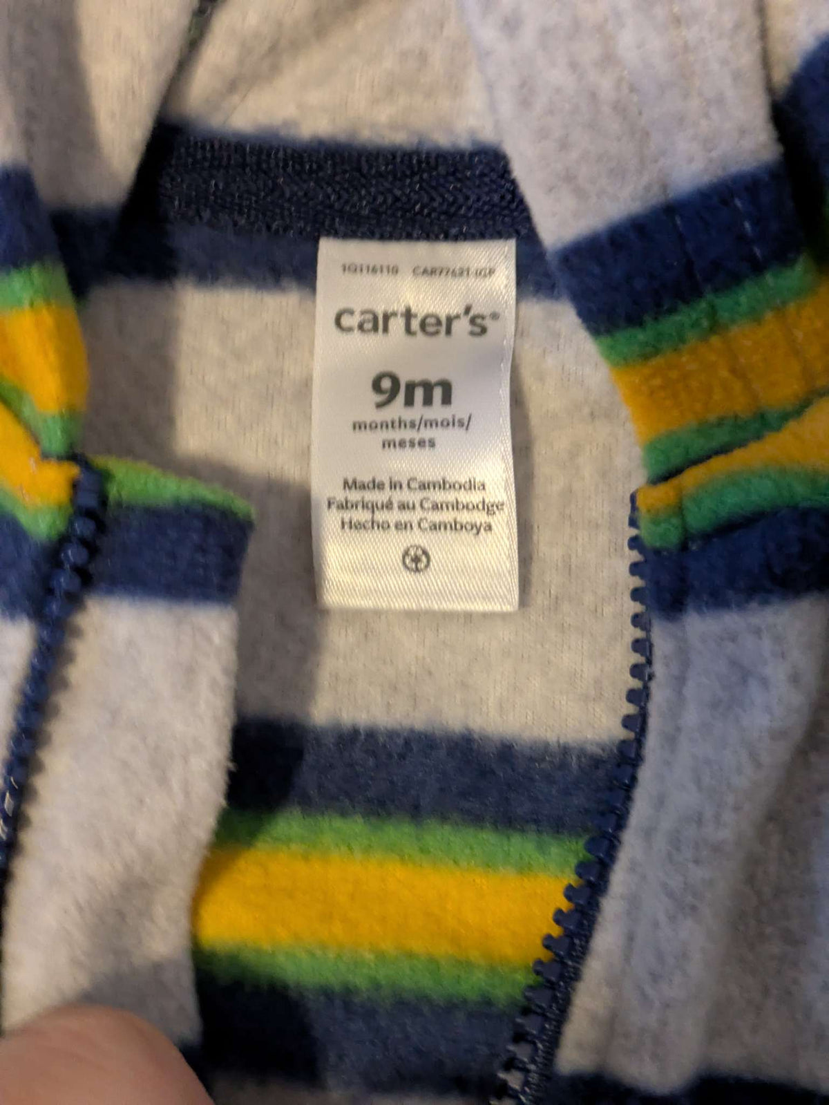 Fleece romper - Carter's , Kids 9 Month (6-9M)