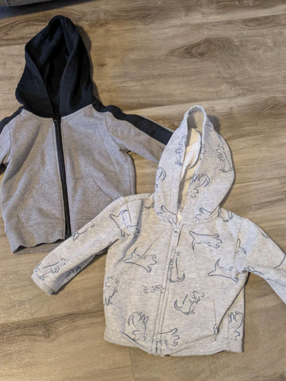 Carter's fleece hoodies (2l, Kids 9 Month (6-9M)