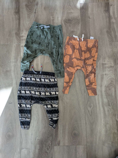 3 pairs harem pants - Joe Fresh , Kids 6 Month (3-6M)