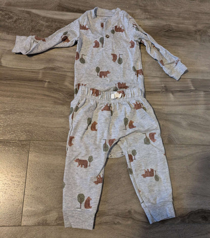 Carter's brown bear outfit, Kids 9 Month (6-9M)