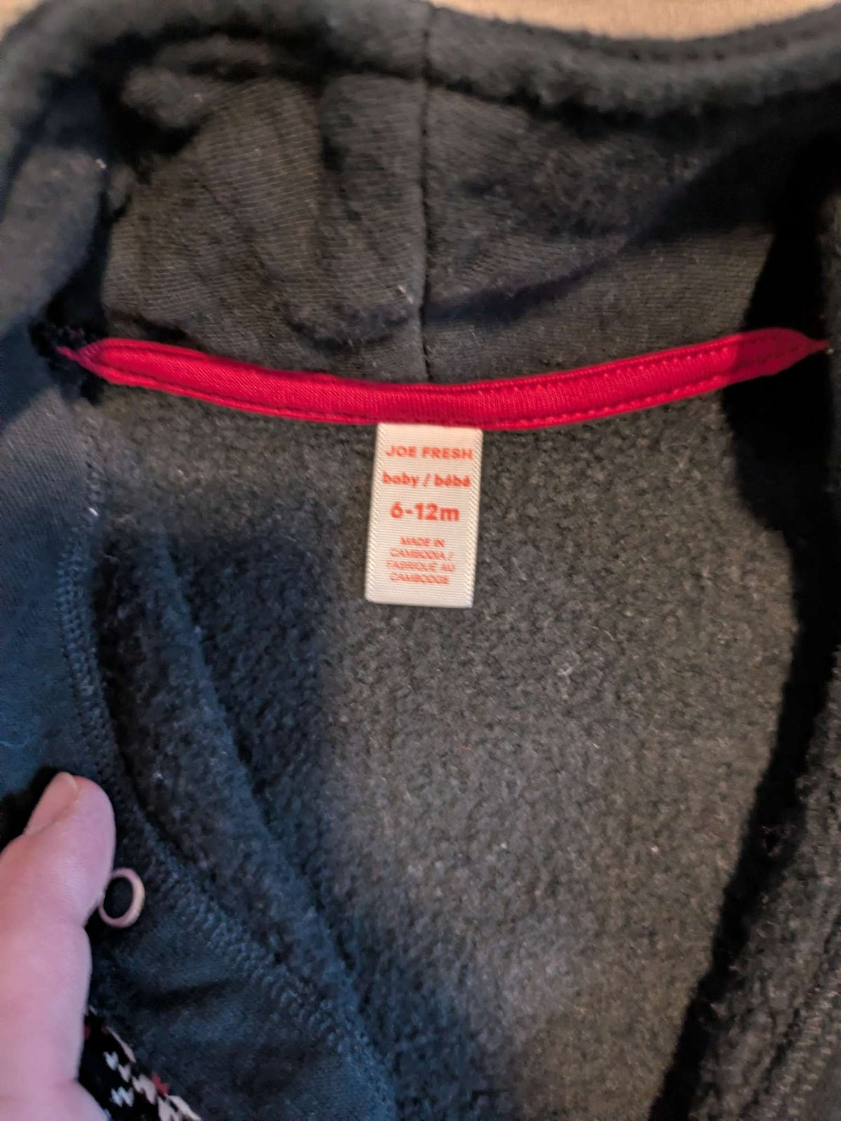 Joe fresh fleece romper, Kids 12 Month (9-12M)