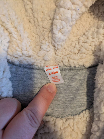 Joe Fresh raccoon critter hoodie , Kids 12 Month (9-12M)