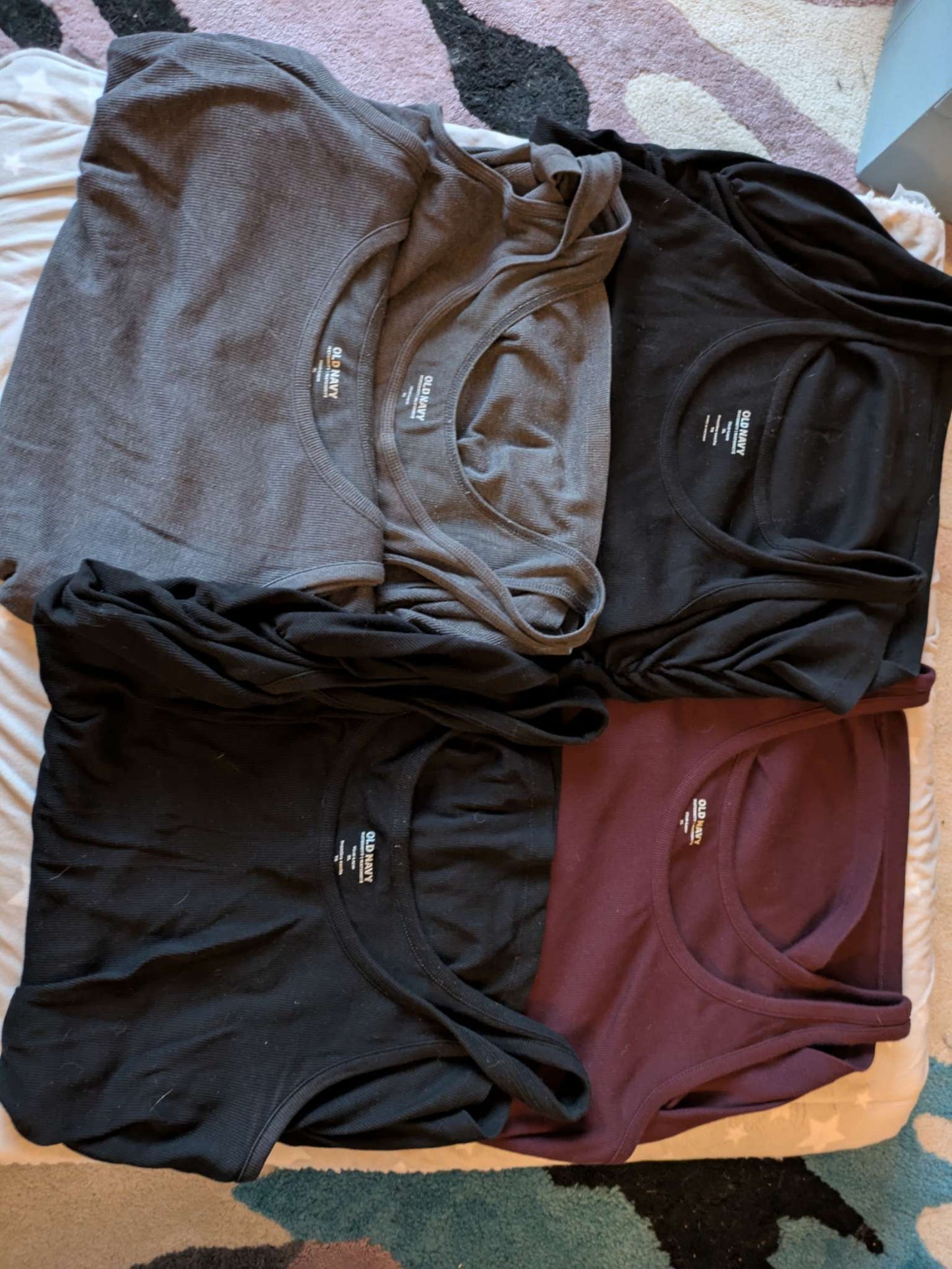 Maternity tank tops (5), all XL size, Maternity XL (16-18)
