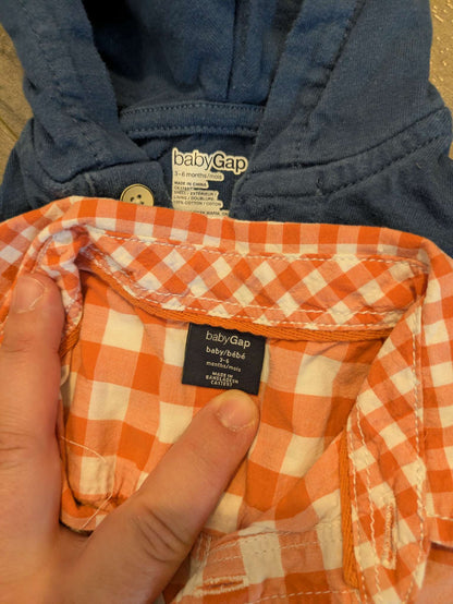 Baby gap short sleeve and shorts rompers , Kids 6 Month (3-6M)