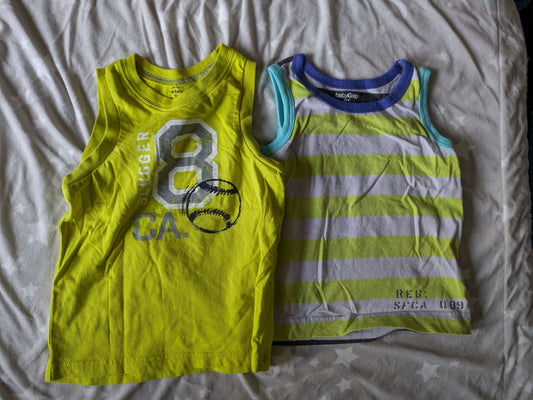 Baby gap and Carter's tank tops (2), Kids 2T