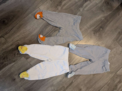 Pants with covered feet, Kids 6 Month (3-6M)