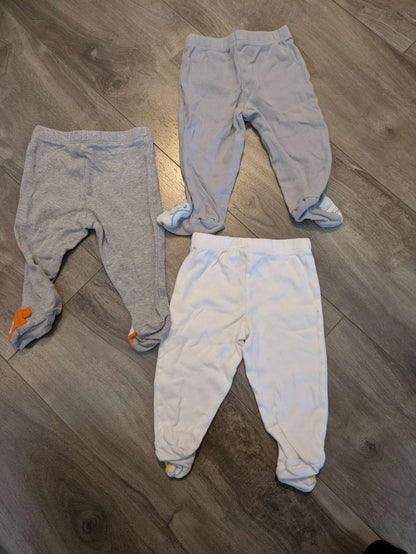 Pants with covered feet, Kids 6 Month (3-6M)