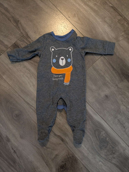 Bear romper, Kids 6 Month (3-6M)