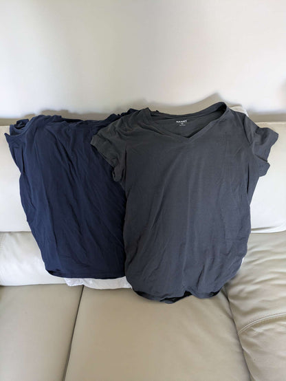 2 fitted maternity t-shirts , Maternity XL (16-18)