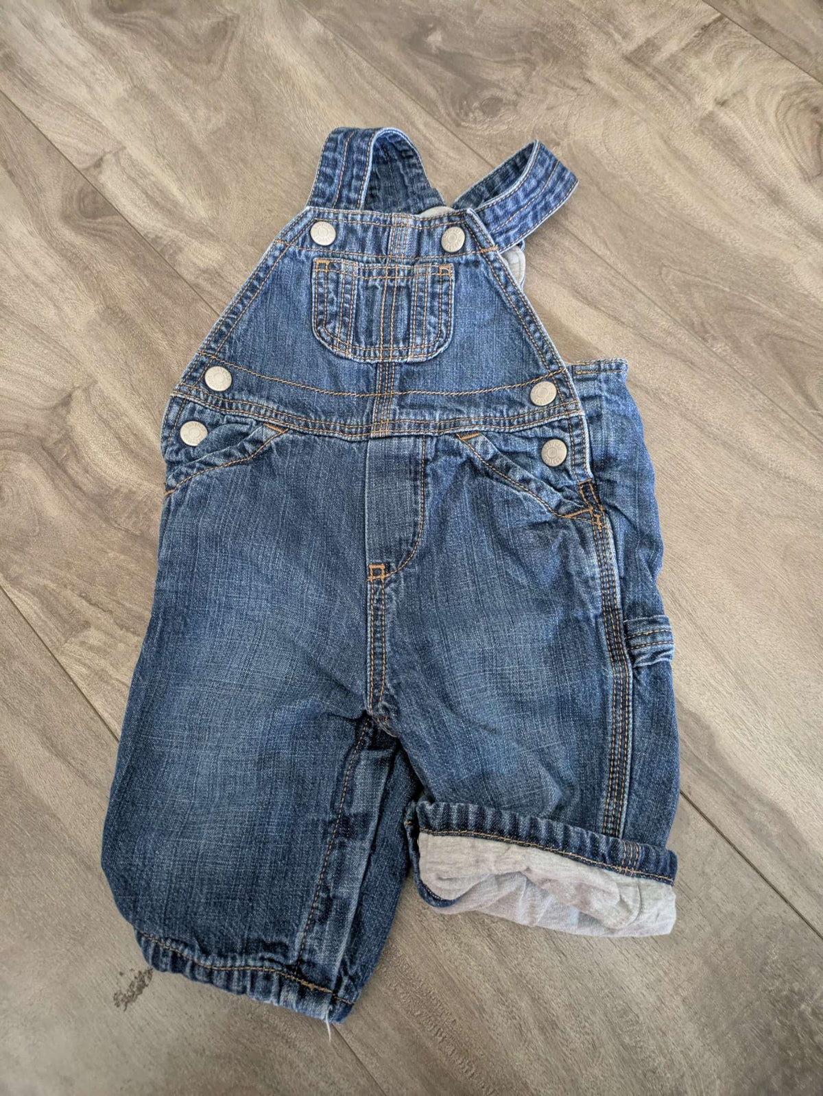 Baby gap lined overalls , Kids 6 Month (3-6M)