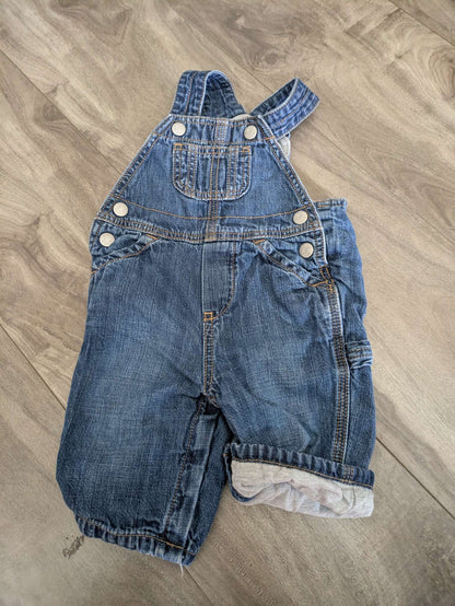 Baby gap lined overalls , Kids 6 Month (3-6M)