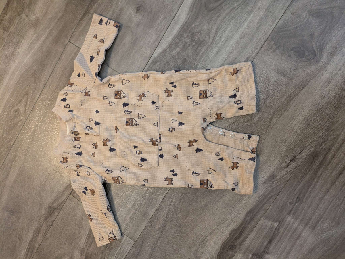Woodland print romper - Joe Fresh , Kids 6 Month (3-6M)