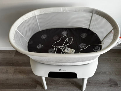 4moms mamaRoo sleep Bassinet with 5 Motions and Sound, 0-6 Months (Small)