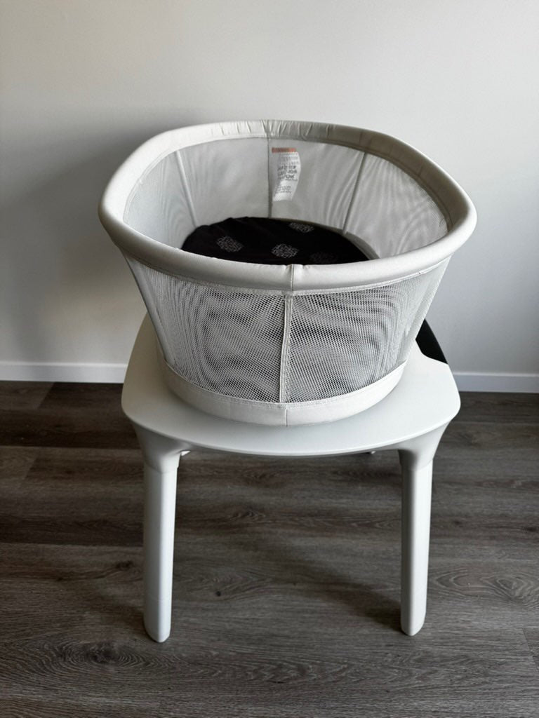 4moms mamaRoo sleep Bassinet with 5 Motions and Sound, 0-6 Months (Small)