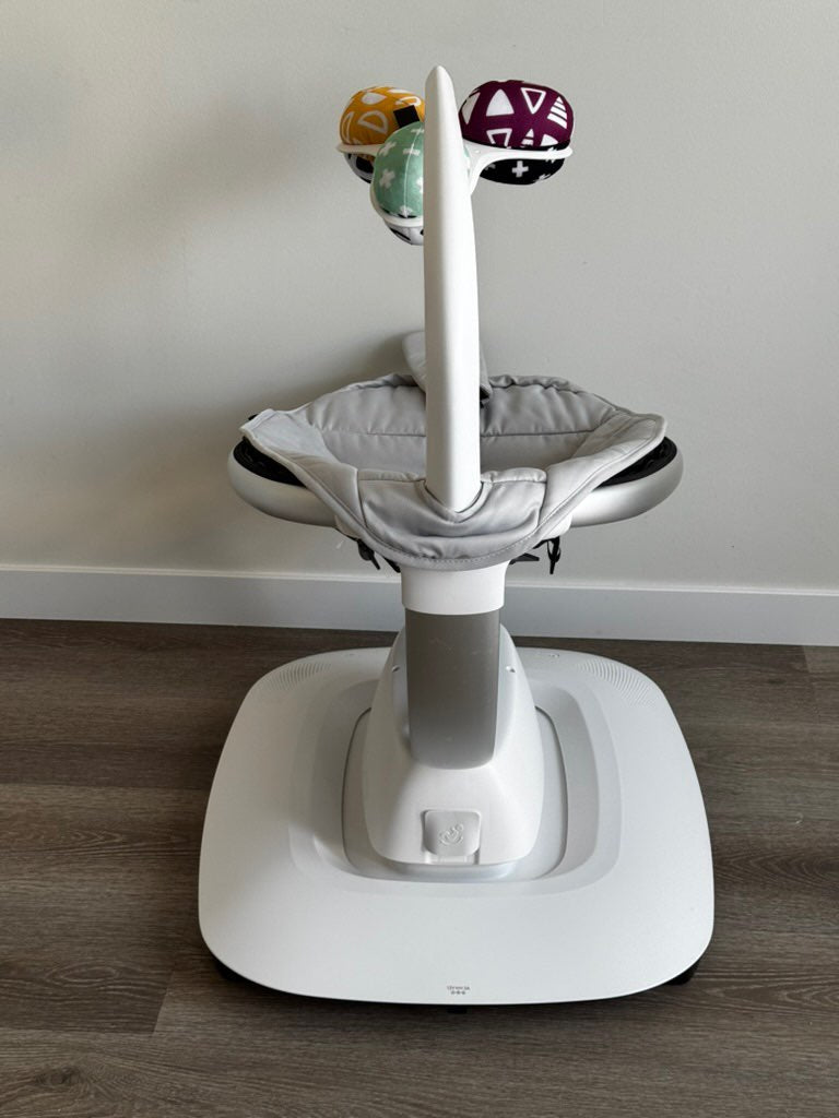 4moms mamaRoo Baby Swing with Toy Bar, Grey