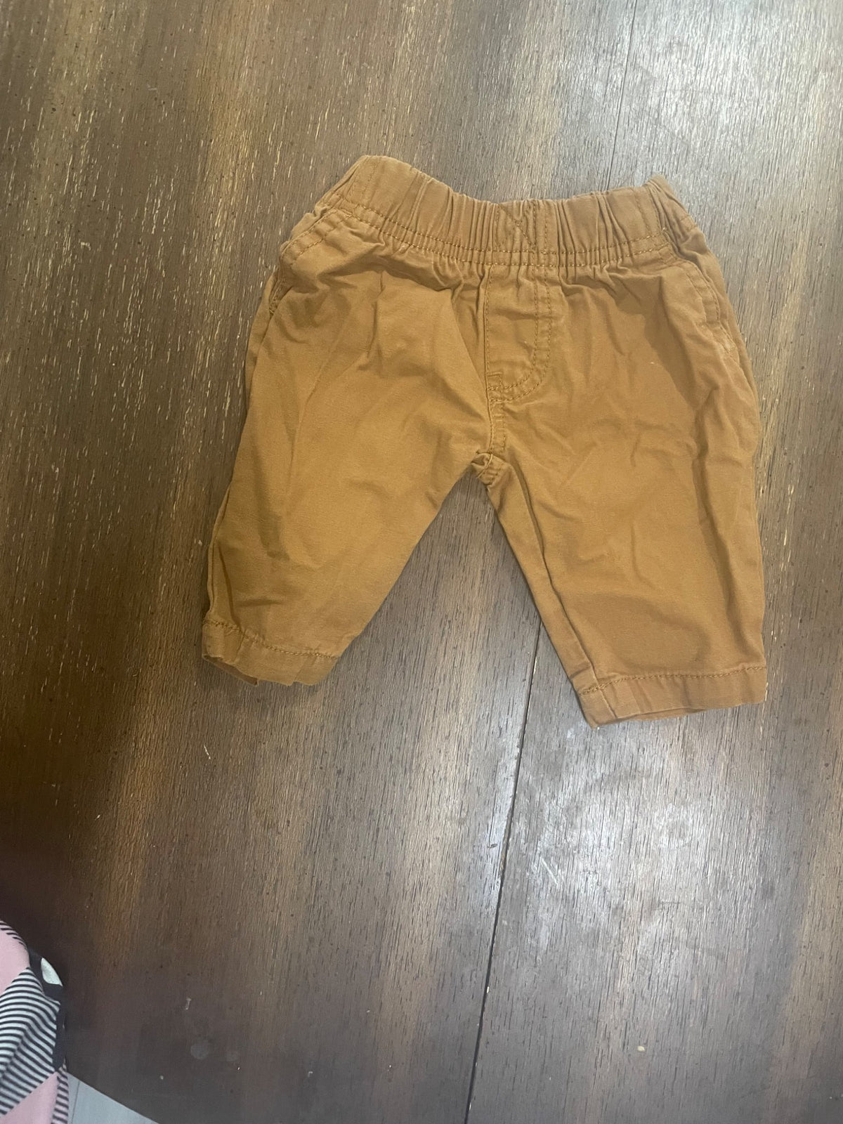 Brown denim pants (0-3months), Kids 3 Month (0-3M)