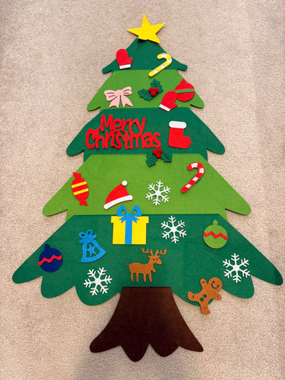 Felt Christmas Tree with ornaments