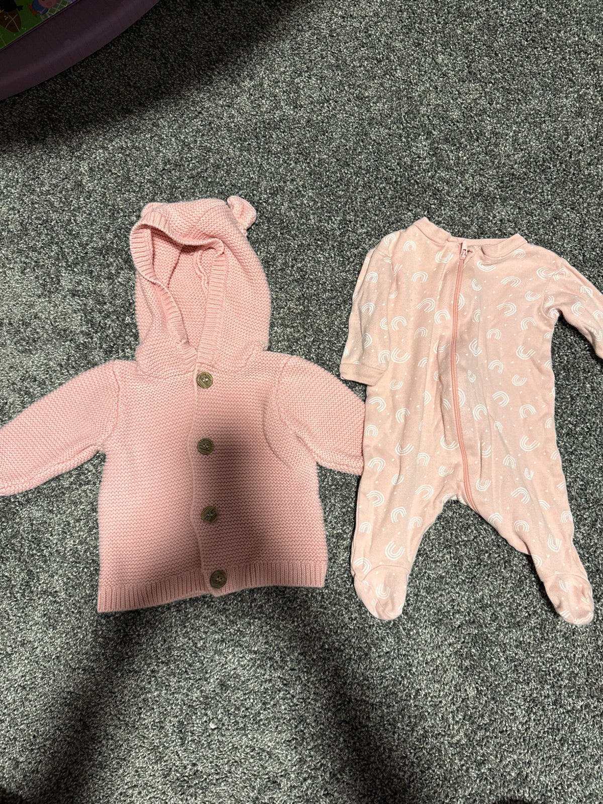 Hoodie and sleeper , Kids 3 Month (0-3M)