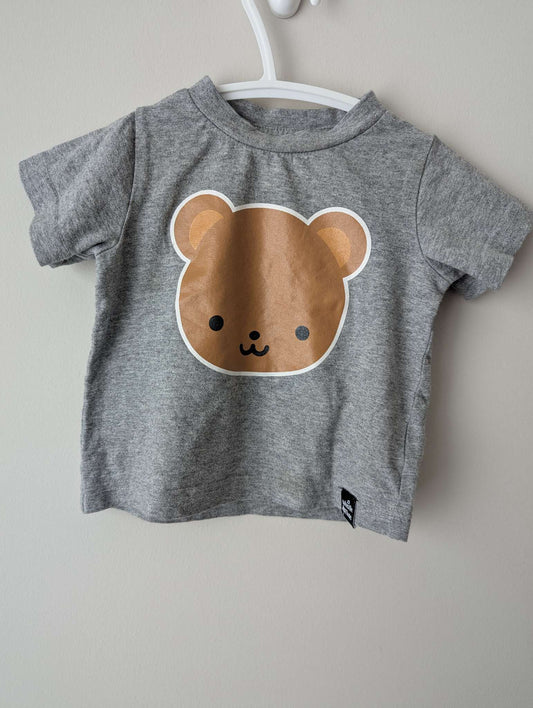 Whistle and flute kawaii bear shirt , Kids 9 Month (6-9M)