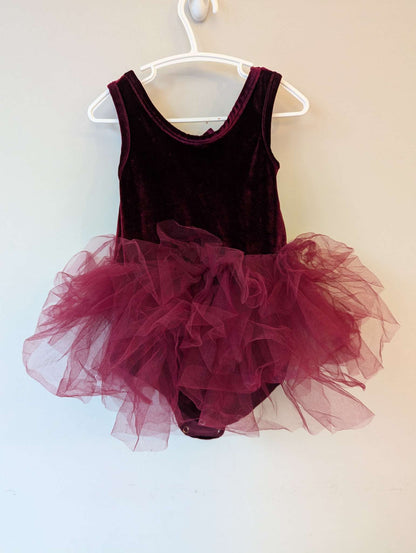 2T tulle red dress with buttons unknown brand , Kids 2T