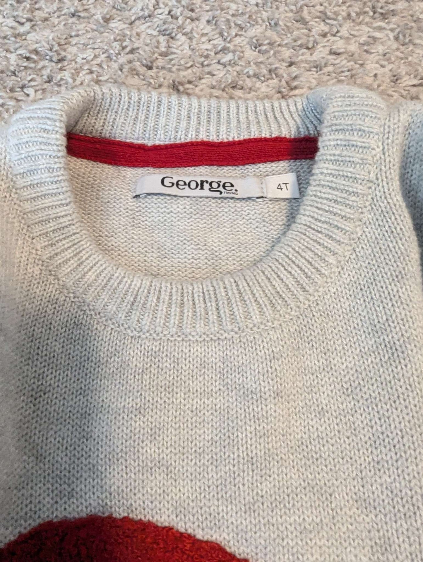 Snowman 4T toddler sweater George , Kids 4/4T