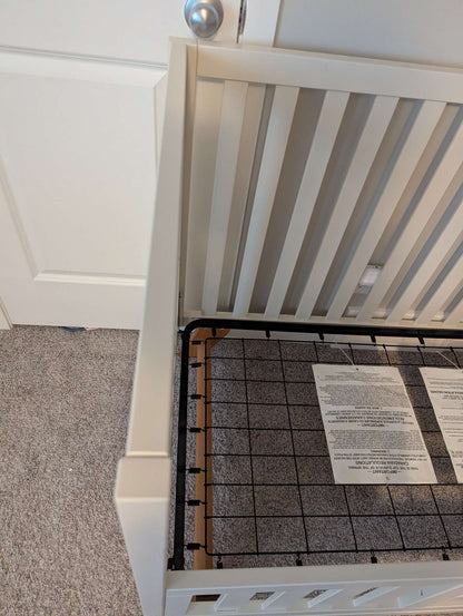 Kidkraft white crib 4 in one