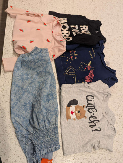 12-18 month girl bundle 5 pc , Kids 18 Month (12-18M)