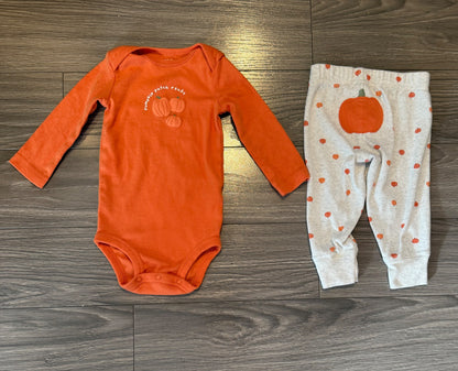 Pumpkin Patch Outfit (6-9 Months), Kids 9 Month (6-9M)