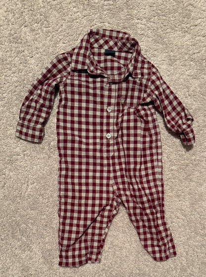 Plaid 6-9 Month Baby Boy Outfit Bundle, Kids 9 Month (6-9M)