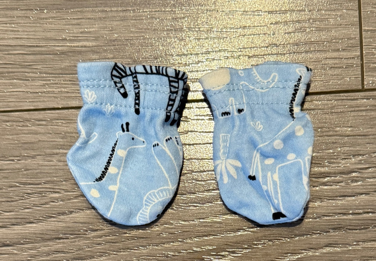 Blue Baby Animal Matching Set, Kids 3 Month (0-3M)