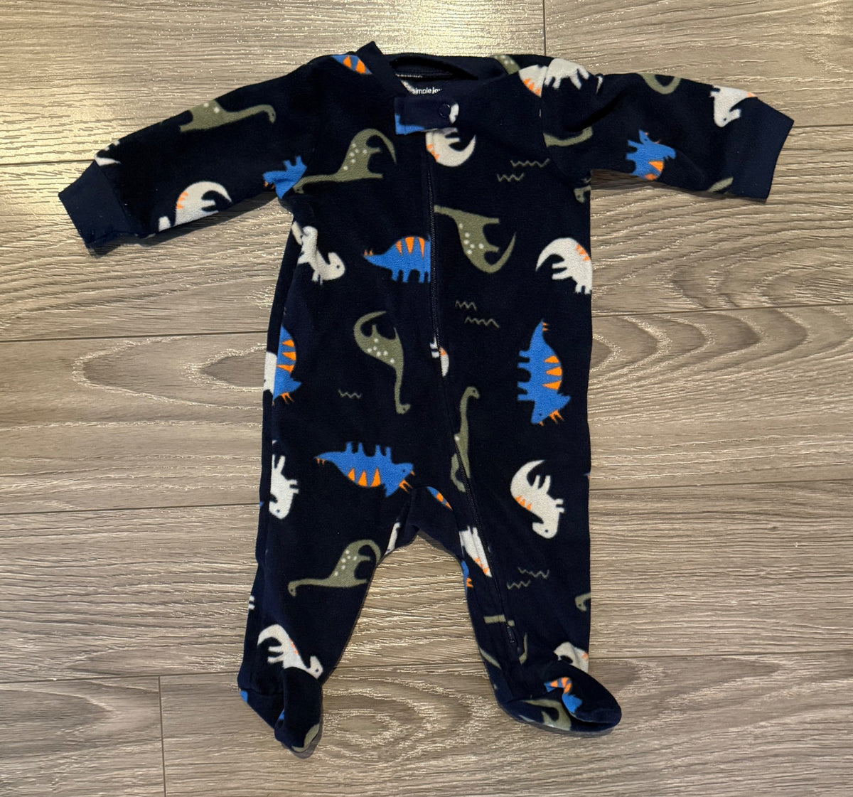 Dinosaur Onesie/Romper Set (0-3 Months), Kids 3 Month (0-3M)