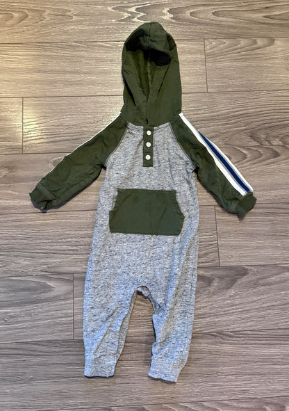 Tracksuit Footless Onesie/Romper (6-12 Months), Kids 12 Month (9-12M)