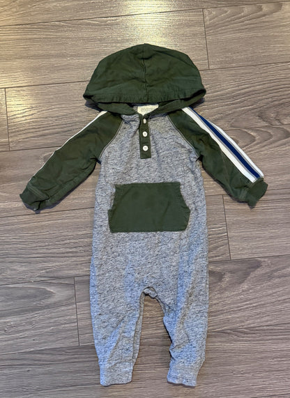 Tracksuit Footless Onesie/Romper (6-12 Months), Kids 12 Month (9-12M)