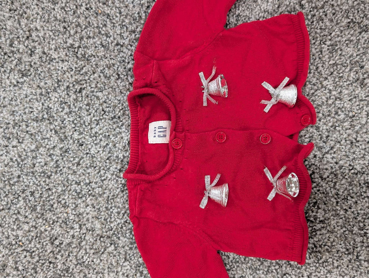 Gap Christmas cardigan 0-3months, Kids 3 Month (0-3M)