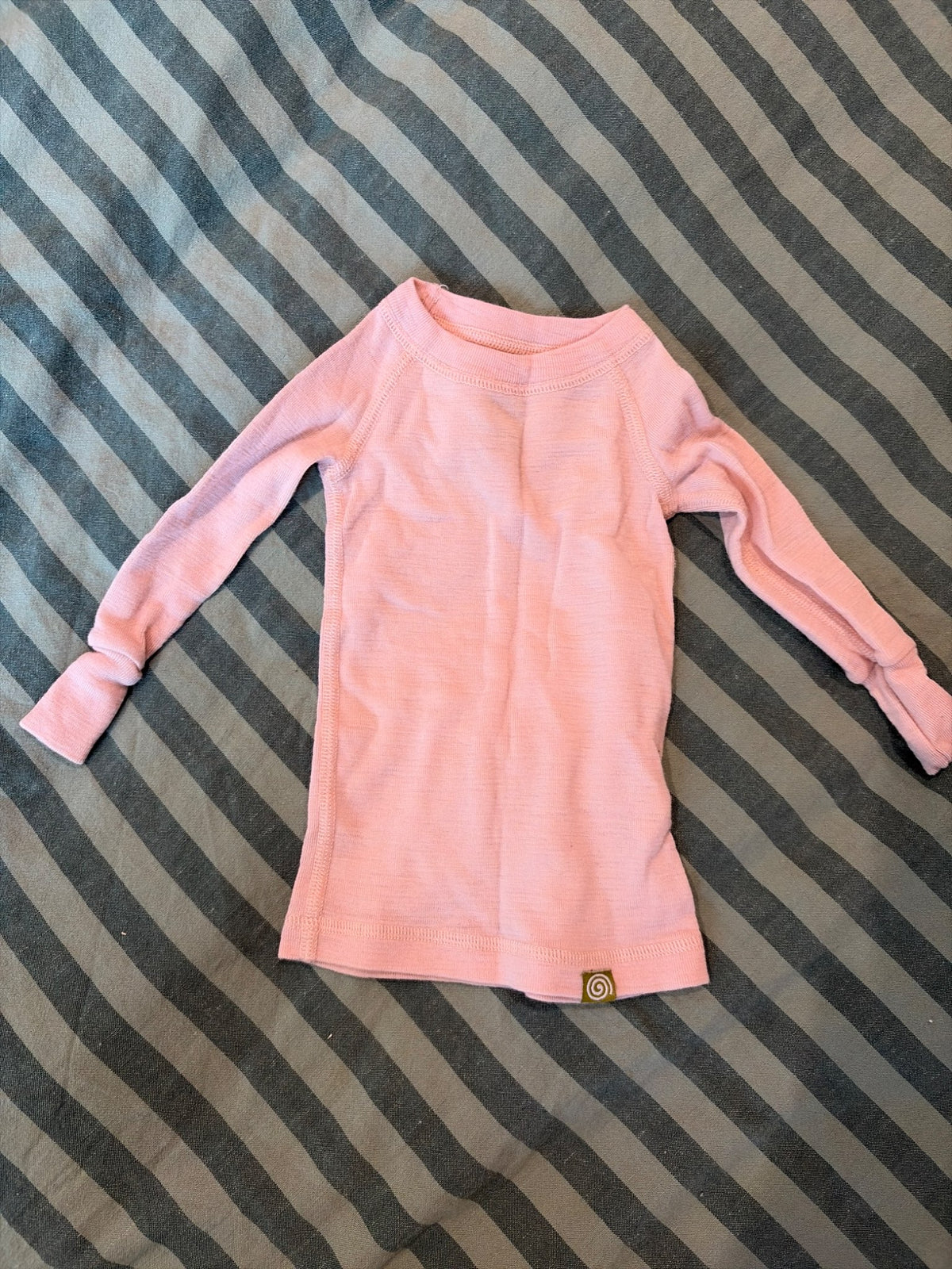 100% organic Merino wool long sleeve NUI, Kids 6 Month (3-6M)