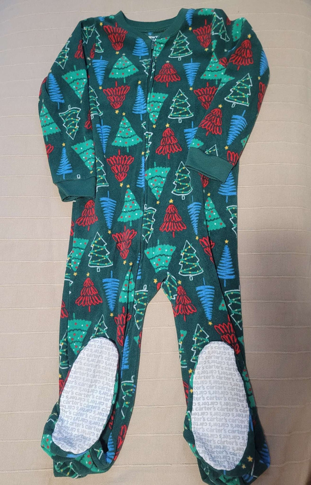 Christmas foot pajamas , Kids 6/6X