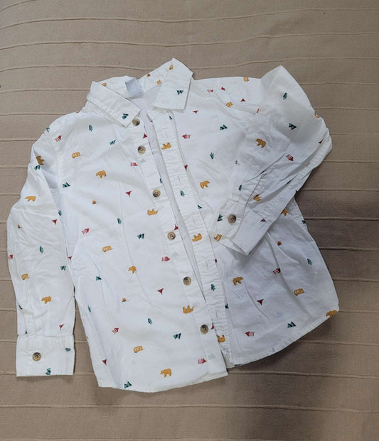 Boys button up shirt , Kids 5/5T