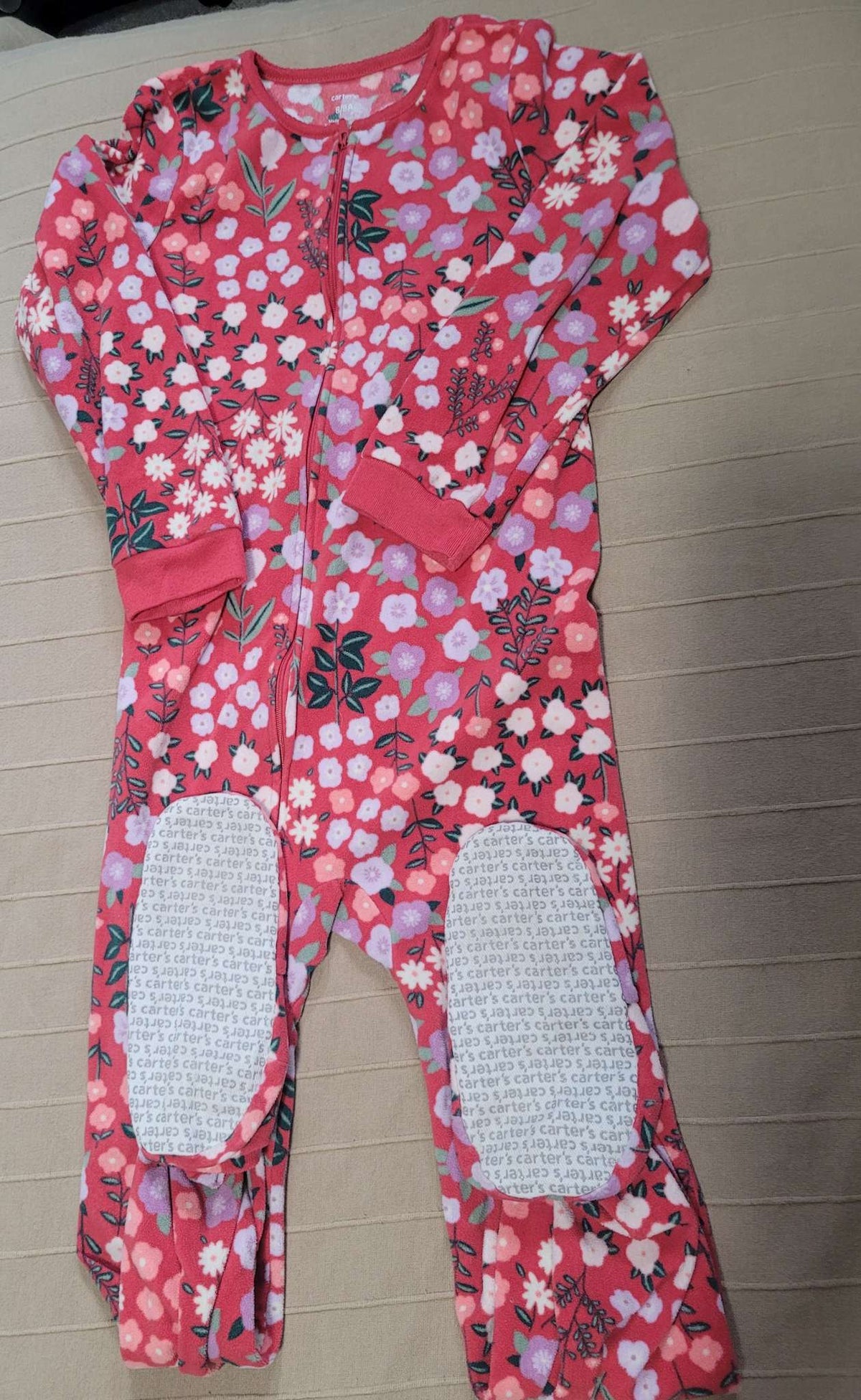 Carters footed pajamas , Kids 8