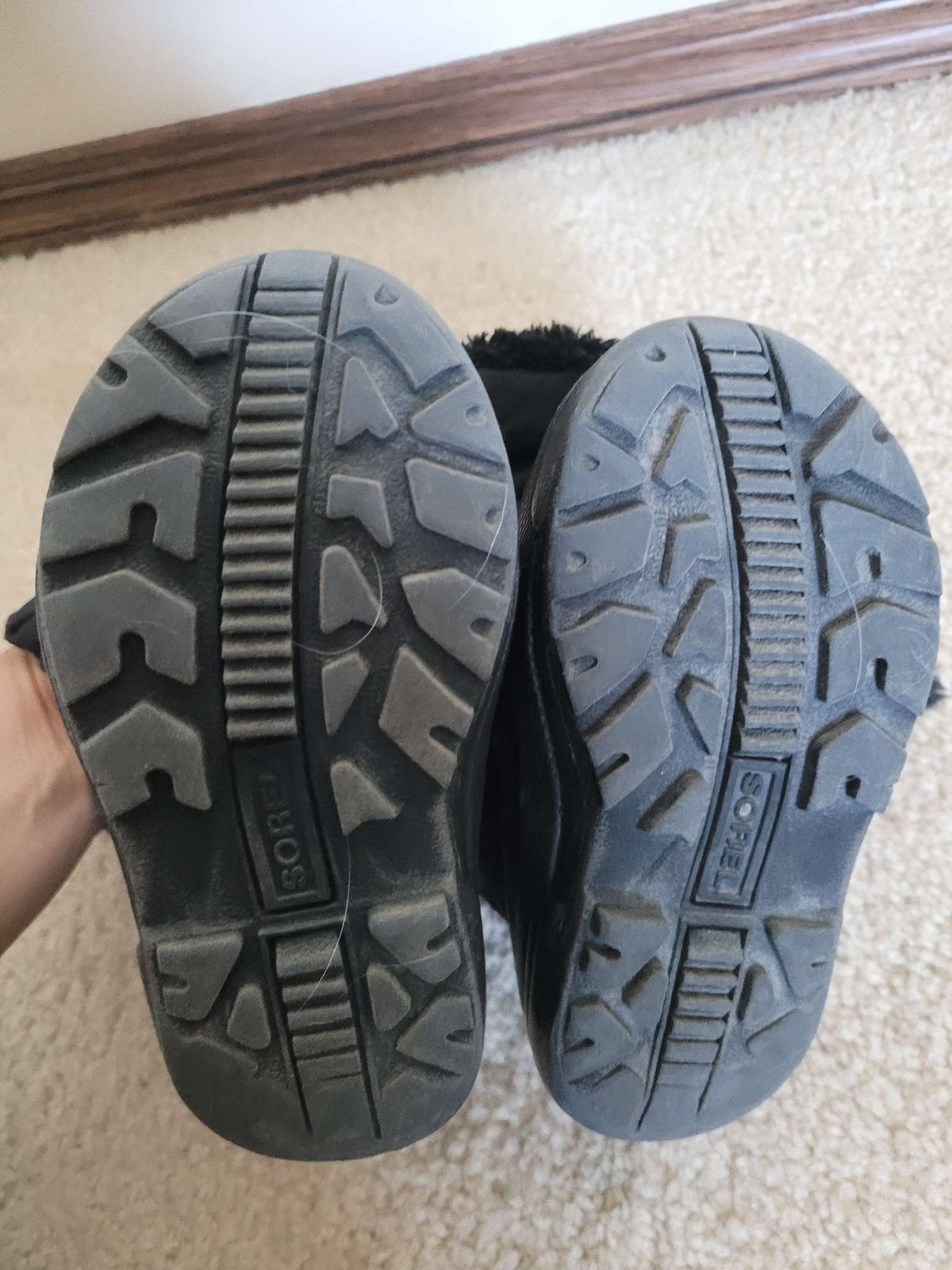 Sorel black boots, Shoes 8 (Toddler:2-4yr)